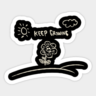 Keep Growing Sticker